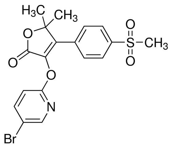3-((5-Bromopyridin-2-yl)oxy)-5,5-dimethyl-4-(4-(methylsulfonyl)phenyl)furan-2(5H)-one