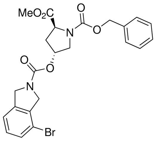 1-Benzyl 2-methyl (2S,4R)-4-((4-bromoisoindoline-2-carbonyl)oxy)pyrrolidine-1,2-dicarboxylate