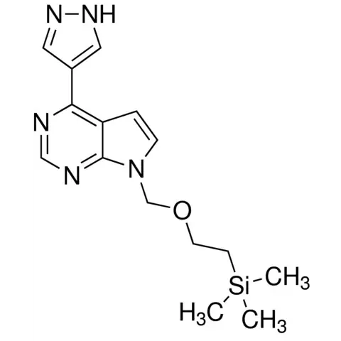 4-(1H-Pyrazol-4-yl)-7-((2-(trimethylsilyl)ethoxy)methyl)-7H-pyrrolo[2,3-d]pyrimidine