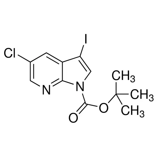 5-Chloro-3-iodo-pyrrolo[2,3-b]pyridine-1-carboxylic acid tert-butyl ester
