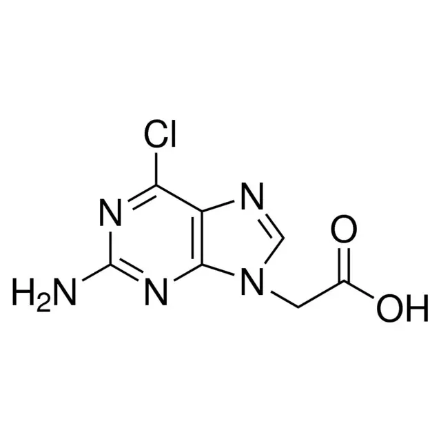 2-Amino-6-chloro-9H-purine-9-acetic acid