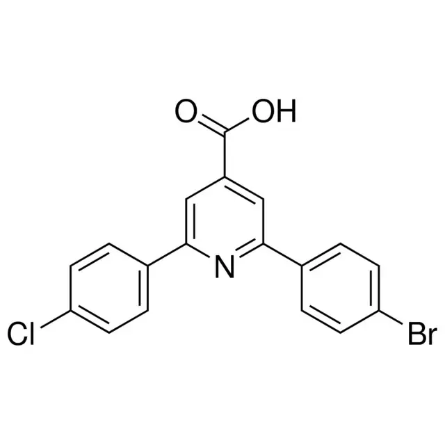 2-(4-Bromophenyl)-6-(4-chlorophenyl)pyridine-4-carboxylic acid