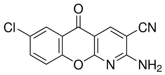 2-Amino-7-chloro-5-oxo-5H-[1]benzopyrano[2,3-b]pyridine-3-carbonitrile