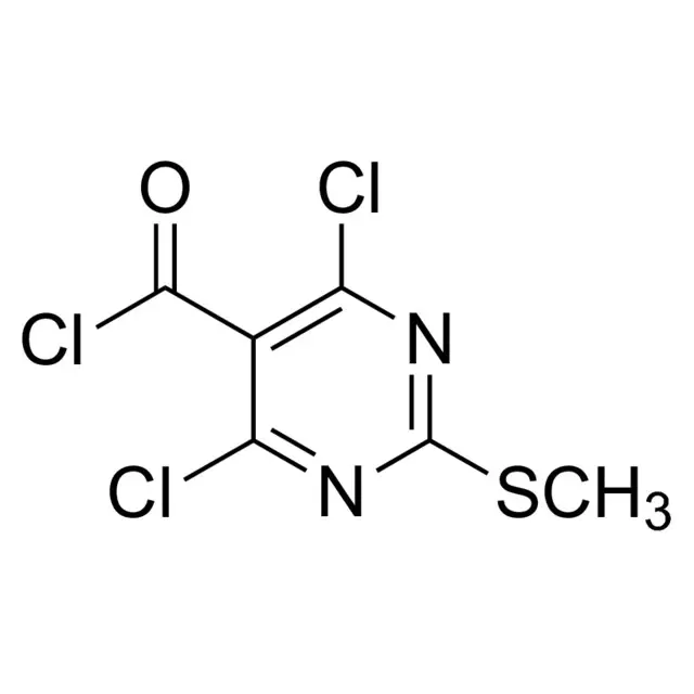 4,6-Dichloro-2-(methylthio)pyrimidine-5-carbonyl chloride