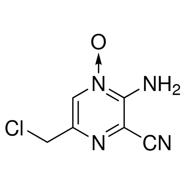 3-Amino-6-(chloromethyl)-2-pyrazinecarbonitrile 4-oxide