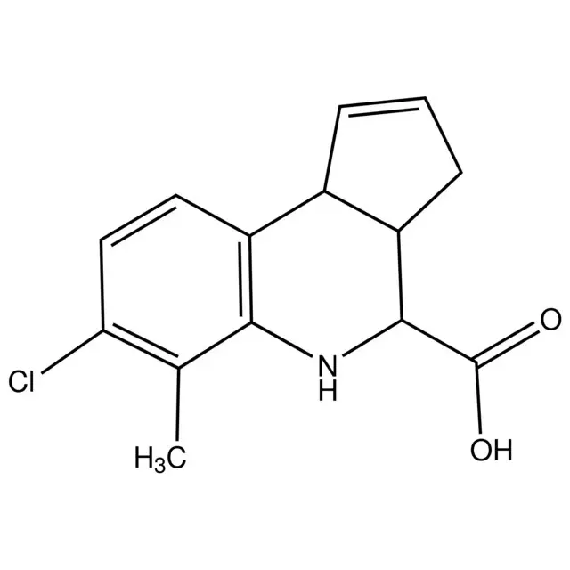 7-Chloro-6-methyl-3a,4,5,9b-tetrahydro-3H-cyclopenta[c]quinoline-4-carboxylic acid