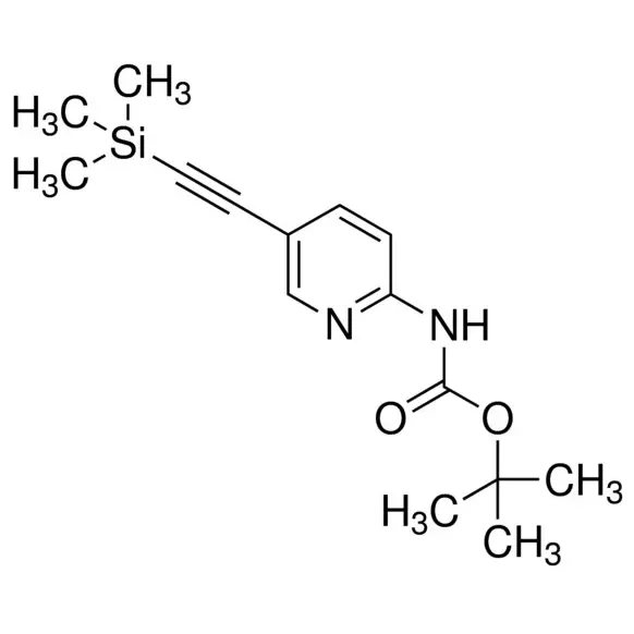 (5-Trimethylsilanylethynyl-pyridin-2-yl)-carbamic acid tert-butyl ester