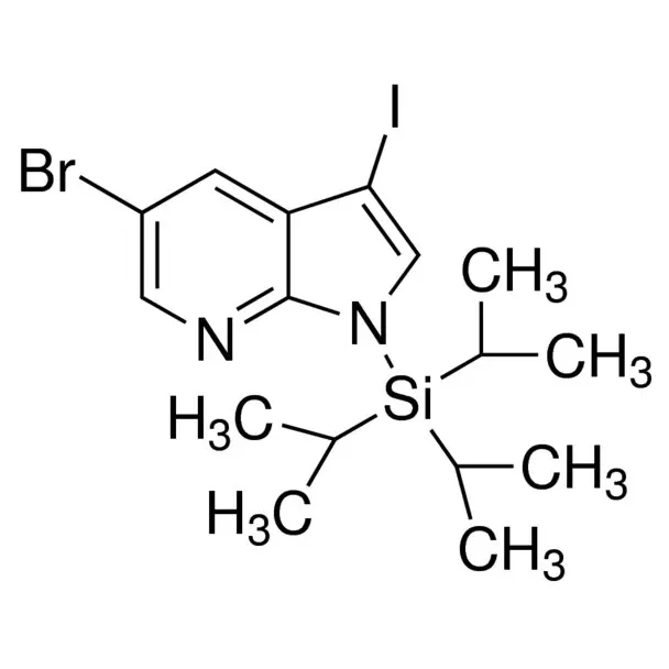 5-Bromo-3-iodo-1-triisopropylsilanyl-1H-pyrrolo[2,3-b]pyridine