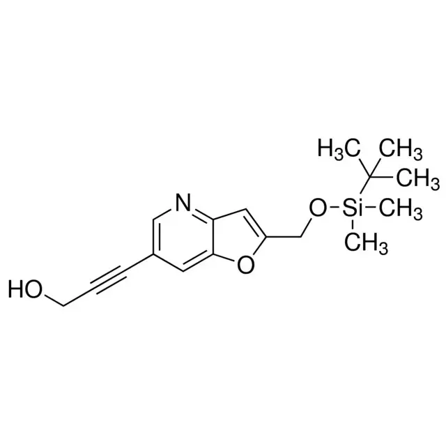 3-(2-((tert-Butyldimethylsilyloxy)methyl)furo[3,2-b]pyridin-6-yl)prop-2-yn-1-ol