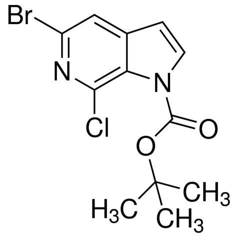 tert-Butyl 5-bromo-7-chloro-1H-pyrrolo[2,3-c]pyridine-1-carboxylate