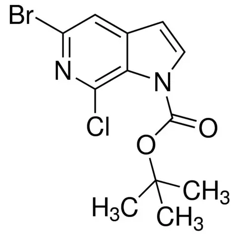 tert-Butyl 5-bromo-7-chloro-1H-pyrrolo[2,3-c]pyridine-1-carboxylate