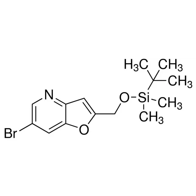 6-Bromo-2-((tert-butyldimethylsilyloxy)methyl)furo[3,2-b]pyridine