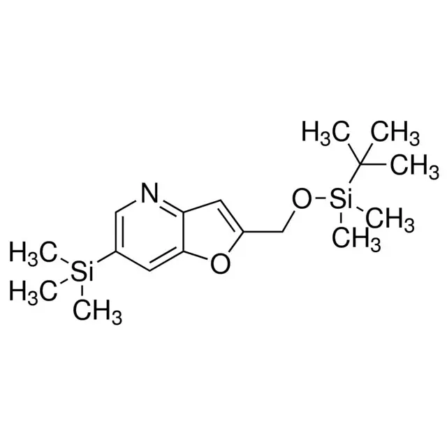 2-((tert-Butyldimethylsilyloxy)methyl)-6-(trimethylsilyl)furo[3,2-b]pyridine