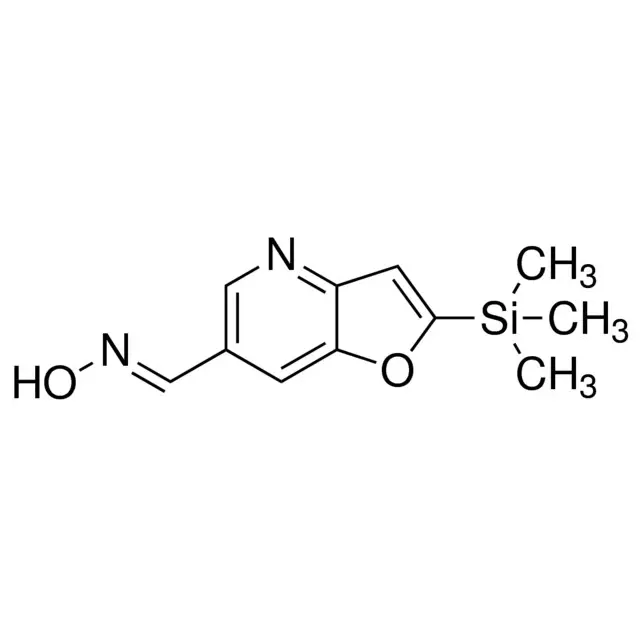2-(Trimethylsilyl)furo[3,2-b]pyridine-6-carbaldehyde oxime