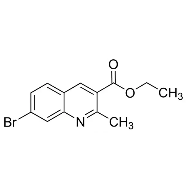 7-Bromo-2-methylquinoline-3-carboxylic acid ethyl ester