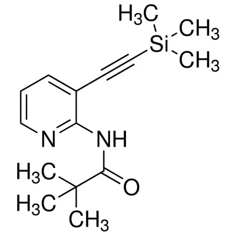 2,2-Dimethyl-N-(3-trimethylsilanylethynyl-pyridin-2-yl)-propionamide