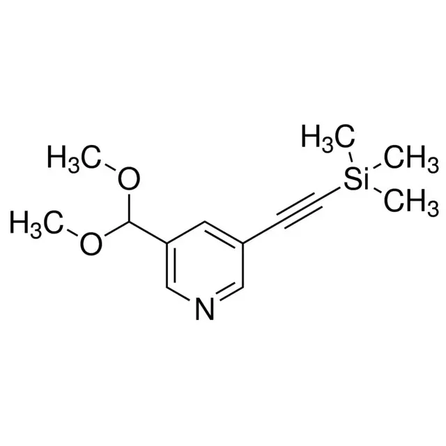 3-Dimethoxymethyl-5-trimethylsilanylethynyl-pyridine
