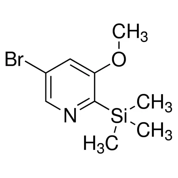 5-Bromo-3-methoxy-2-(trimethylsilyl)pyridine