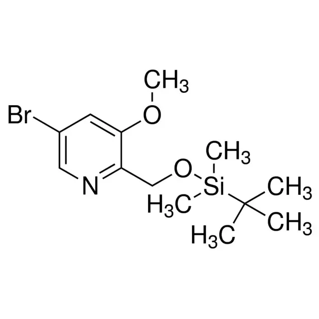 5-Bromo-2-((tert-butyldimethylsilyloxy)methyl)-3-methoxypyridine