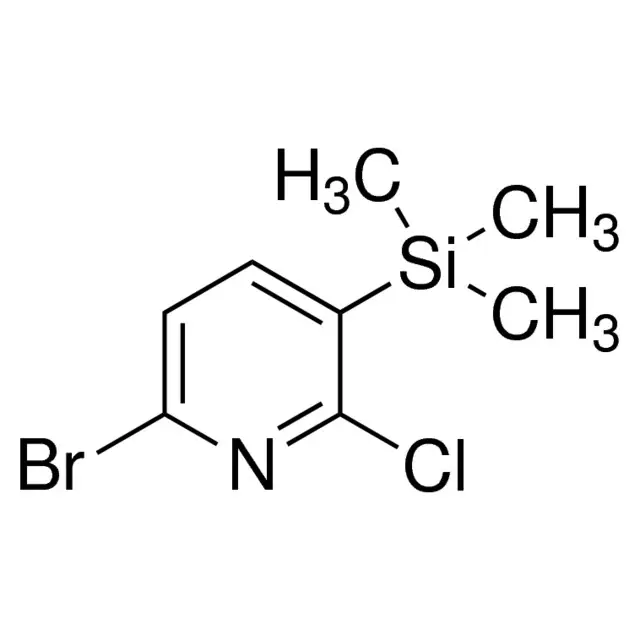 6-Bromo-2-chloro-3-(trimethylsilyl)pyridine