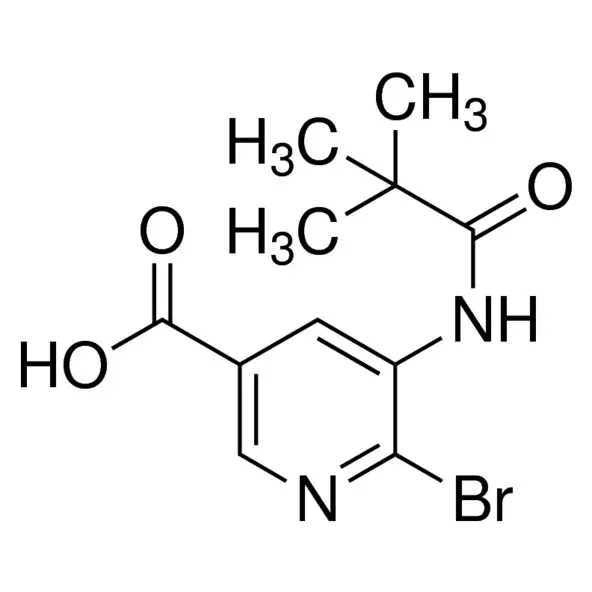 6-Bromo-5-pivalamidonicotinic acid