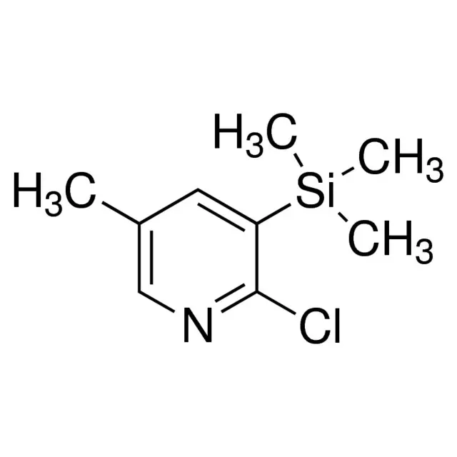 2-Chloro-5-methyl-3-(trimethylsilyl)pyridine