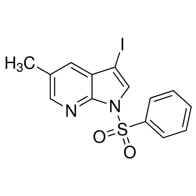 3-Iodo-5-methyl-1-(phenylsulfonyl)-1H-pyrrolo[2,3-b]pyridine
