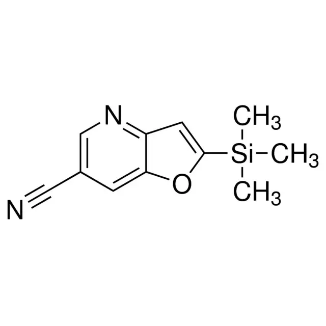 2-(Trimethylsilyl)furo[3,2-b]pyridine-6-carbonitrile