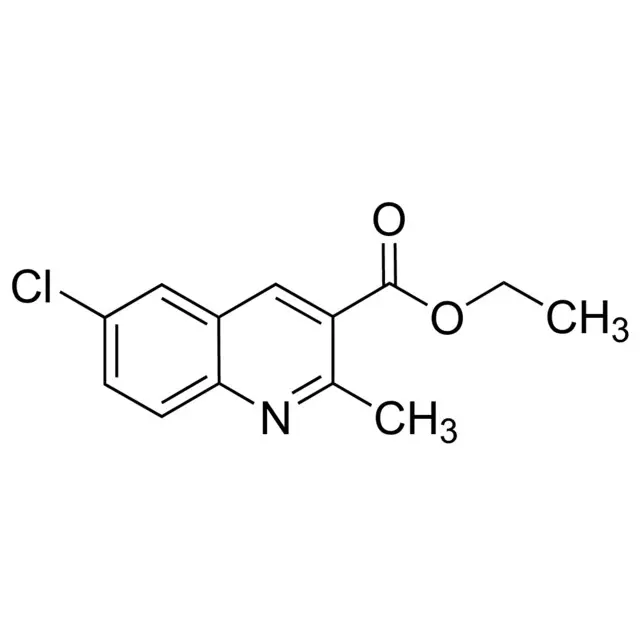 6-Chloro-2-methylquinoline-3-carboxylic acid ethyl ester