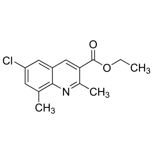 6-Chloro-2,8-dimethylquinoline-3-carboxylic acid ethyl ester