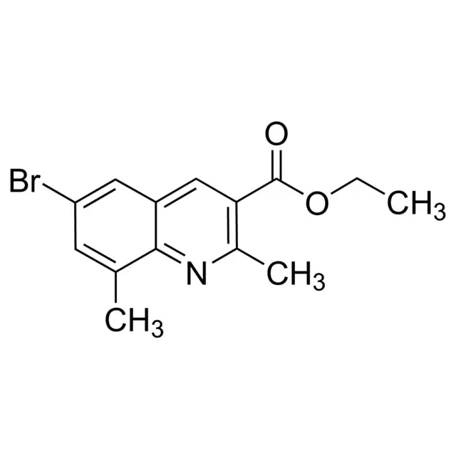 6-Bromo-2,8-dimethylquinoline-3-carboxylic acid ethyl ester