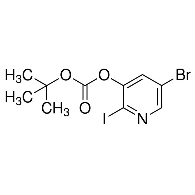 5-Bromo-2-iodopyridin-3-yl tert-butyl carbonate