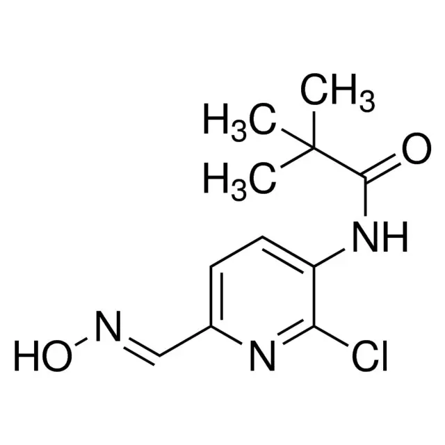 N-(2-Chloro-6-((hydroxyimino)methyl)pyridin-3-yl)pivalamide