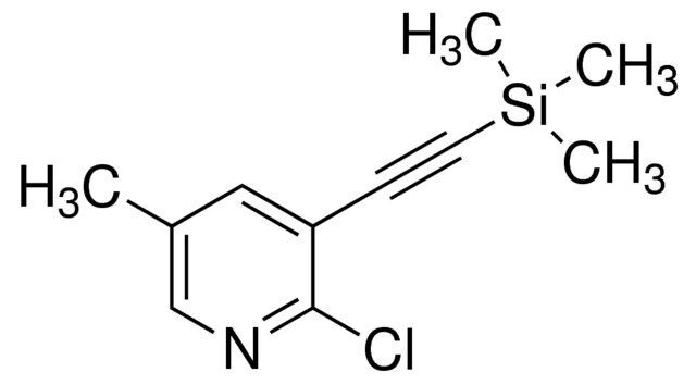 2-Chloro-5-methyl-3-((trimethylsilyl)ethynyl)pyridine