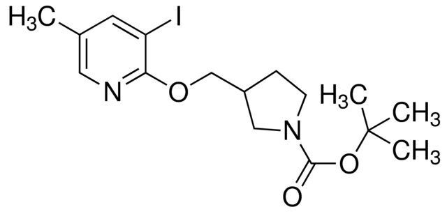 tert-Butyl 3-((3-iodo-5-methylpyridin-2-yloxy)methyl)pyrrolidine-1-carboxylate