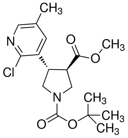 (Racemic trans)-1-tert-butyl 3-methyl 4-(2-Chloro-5-methylpyridin-3-yl)pyrrolidine-1,3-dicarboxylate