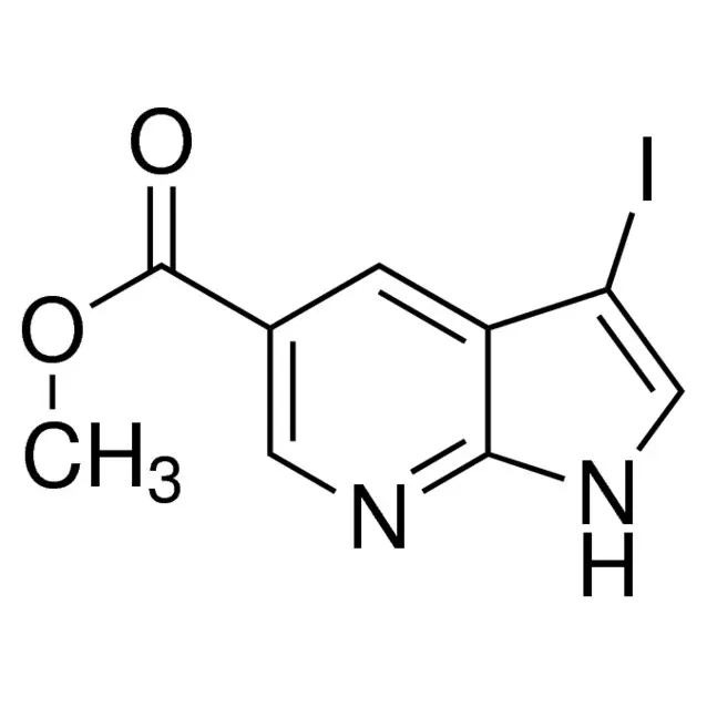 3-Iodo-1H-pyrrolo[2,3-b]pyridine-5-carboxylic acid methyl ester