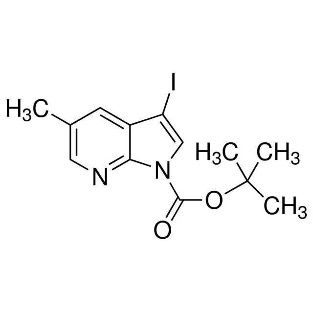 tert-Butyl 3-iodo-5-methyl-1H-pyrrolo[2,3-b]pyridine-1-carboxylate
