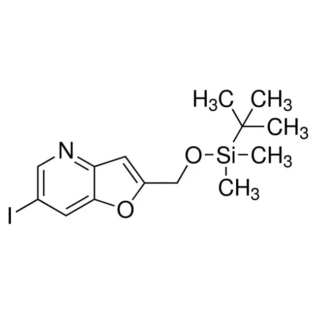 2-((tert-Butyldimethylsilyloxy)methyl)-6-iodofuro[3,2-b]pyridine