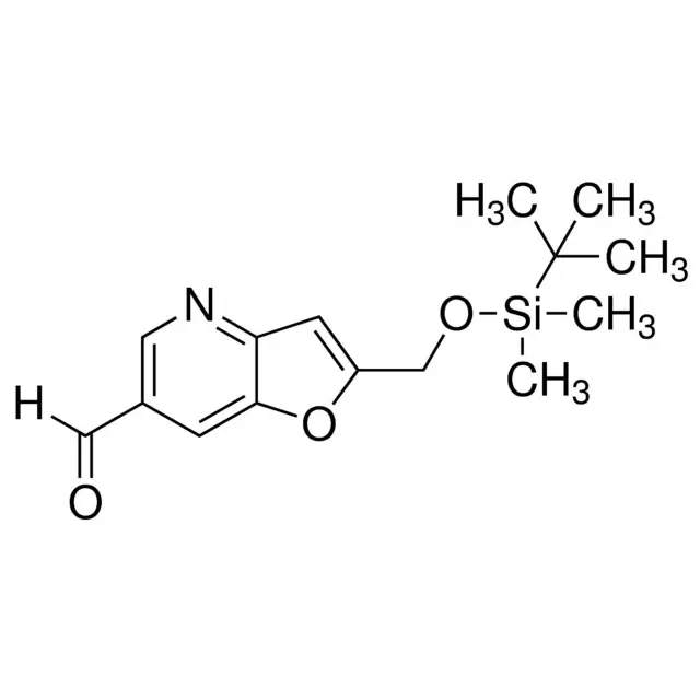 2-((tert-Butyldimethylsilyloxy)methyl)furo[3,2-b]pyridine-6-carbaldehyde