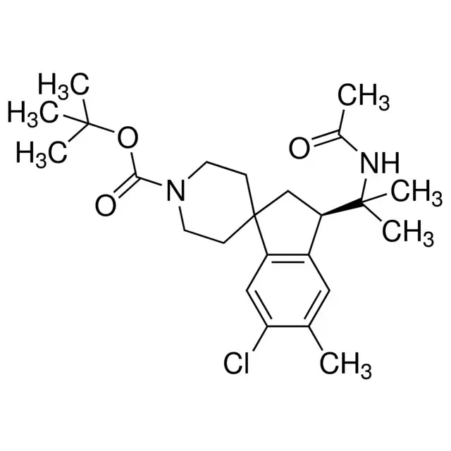 tert-Butyl (R)-3-(2-acetamidopropan-2-yl)-6-chloro-5-methyl-2,3-dihydrospiro[indene-1,4′-piperidine]-1′-carboxylate