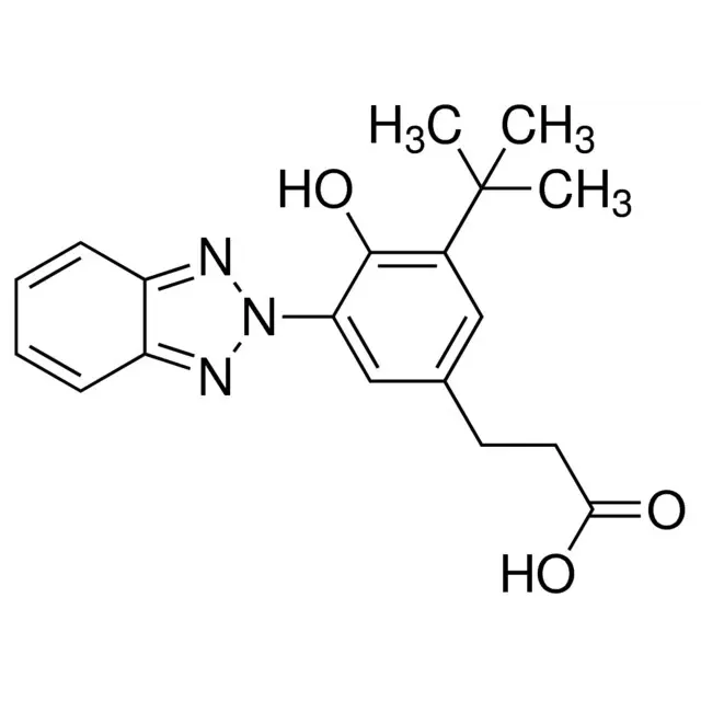 3-(3-(2H-Benzo[d][1,2,3]triazol-2-yl)-5-(tert-butyl)-4-hydroxyphenyl)propanoic acid