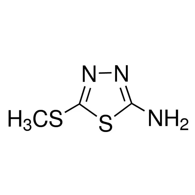 2-Amino-5-(methylthio)-1,3,4-thiadiazole