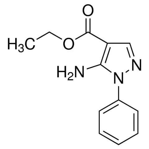 Ethyl 5-amino-1-phenyl-4-pyrazolecarboxylate