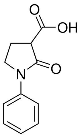 1-Phenyl-2-oxo-3-pyrrolidinecarboxylic acid