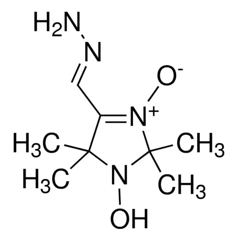 4-Hydrazonomethyl-1-hydroxy-2,2,5,5-tetramethyl-3-imidazoline-3-oxide