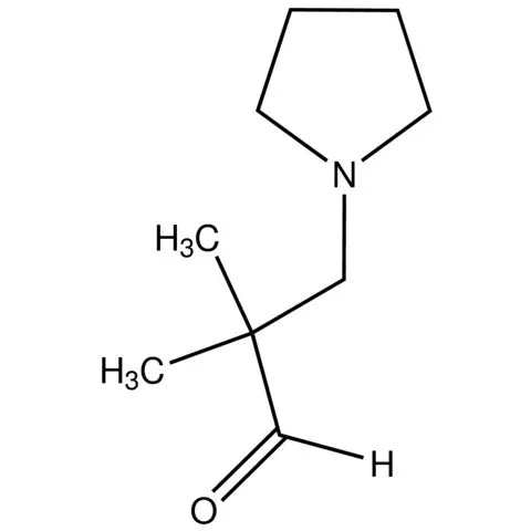 2,2-Dimethyl-3-(1-pyrrolidinyl)propanal