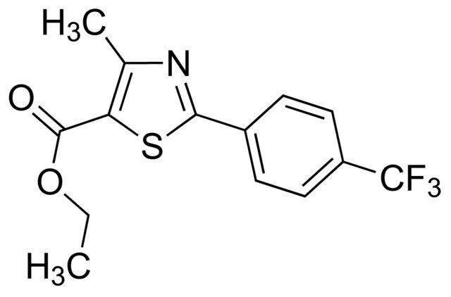 Ethyl 4-methyl-2-[4-(trifluoro-methyl)-phenyl]thiazole-5-carboxylate