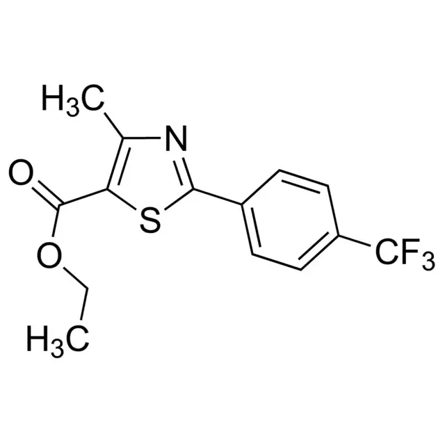Ethyl 4-methyl-2-[4-(trifluoro-methyl)-phenyl]thiazole-5-carboxylate