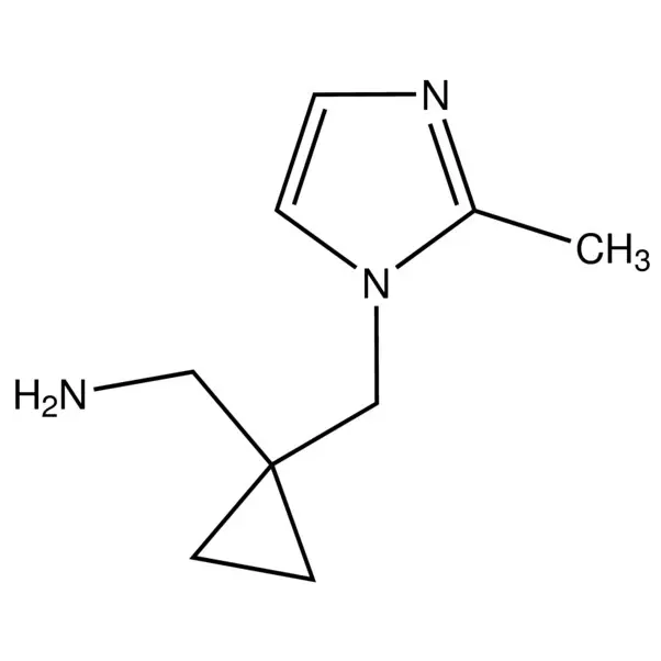 ((1-[(2-Methyl-1H-imidazol-1-yl)methyl]cyclopropyl)methyl)amine